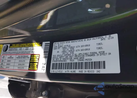 2024 Toyota Tacoma Trd Sport из США, поврежденный, VIN 3TMKB5FN3RM024063